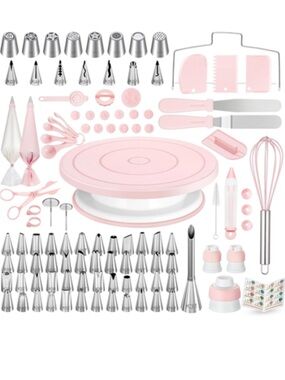 158PCs Cake Decorating Kit, Baking Supplies Tools